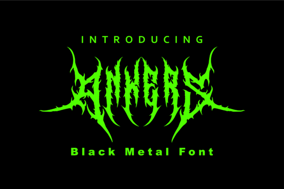 Ankers: The Edgy Blackletter Font for Makers