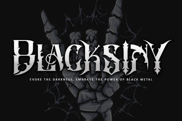 Blacksiny: The Bold Blackletter Font for Edgy Brands