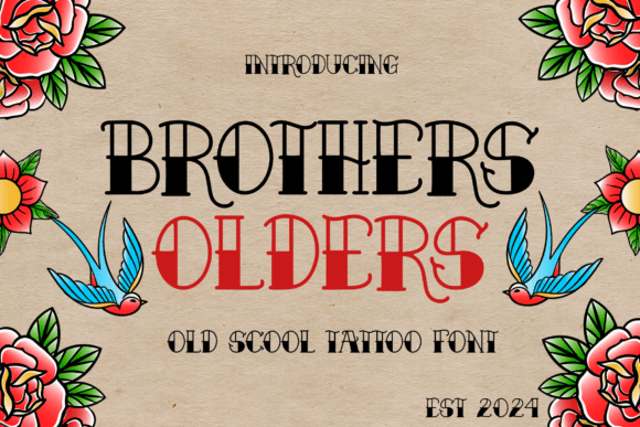 Brothers Olders: A Bold Blackletter Font for Campaigns