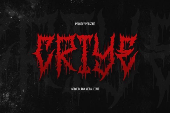 Criye: The Edgy Blackletter Font for Bold Campaigns