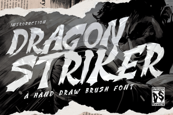 Dragon Striker: A Bold Blackletter Font for Horror Themes