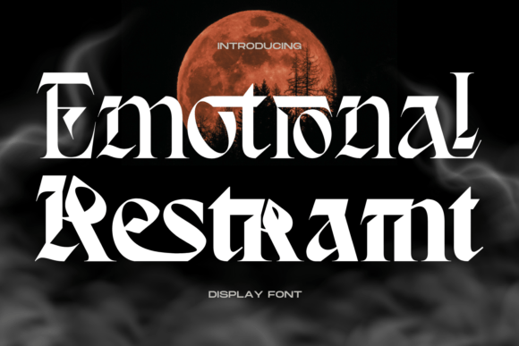Emotional Restraint: A Gothic Display Font for Editorial Design