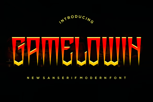 Gamelowin: A Whimsical Blackletter Display Font