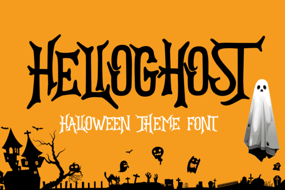 Helloghost: A Spooky Halloween Font for Branding