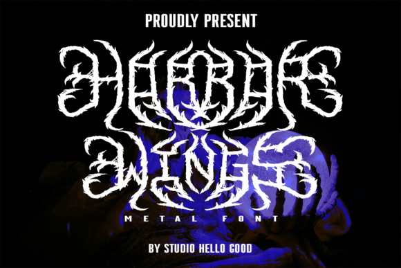 Horror Wing: A Bold Blackletter Font for Branding