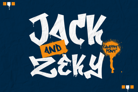 Jack and Zeky: A Bold Urban Font for Crafters