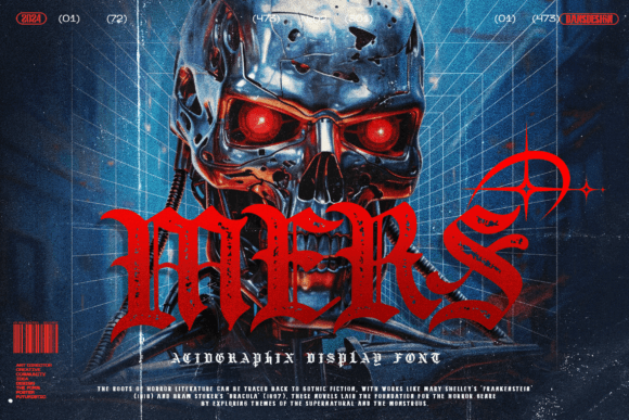Mers: A Bold Futuristic Blackletter Font Review