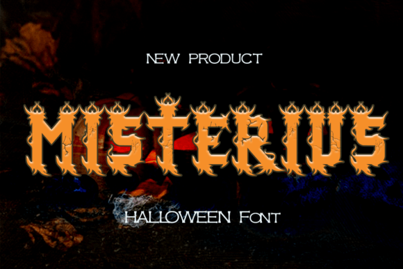 Misterius: A Retro Halloween Font for Crafters