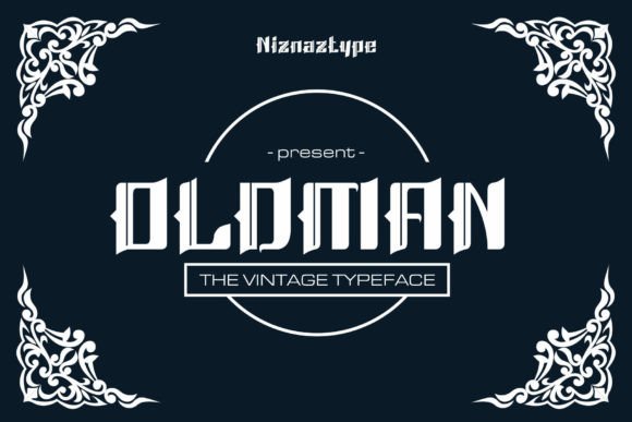 Oldman: A Vintage Blackletter Font for Makers
