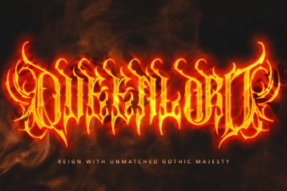 Queenlord: A Gothic Blackletter Font for Makers