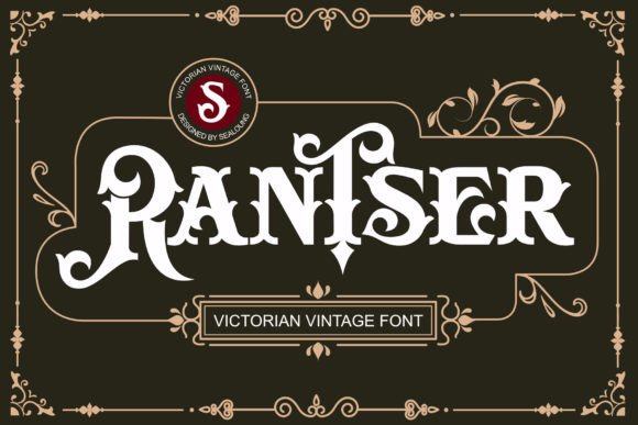 Rantser: A Premium Blackletter Font for Vintage Branding