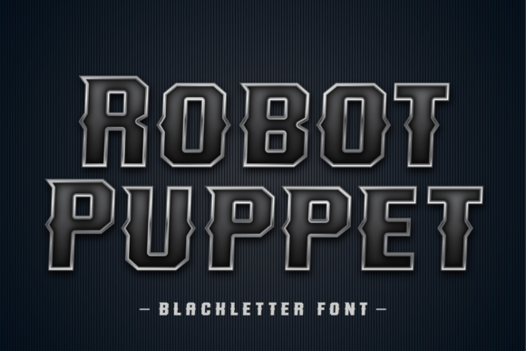Robot Puppet: The Energetic Display Font for Campaigns