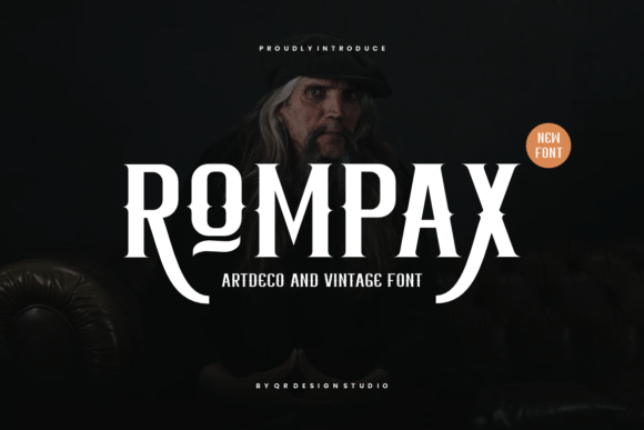 Rompax: A Bold Art Deco Font for Crafters