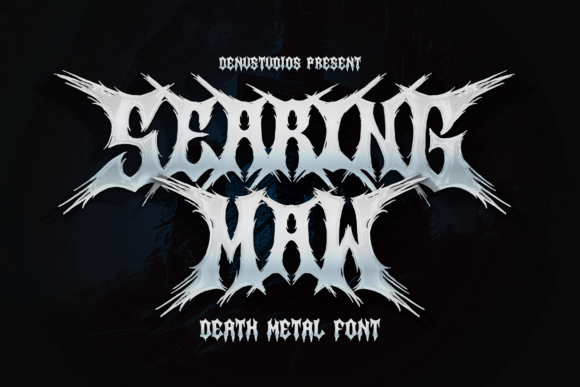 Searing Maw: A Bold Blackletter Font for Editorial Impact