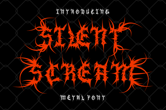 Silent Scream: The Ultimate Metal Font for Edgy Marketing