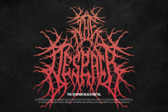 The Despair: A Dark Blackletter Font Review