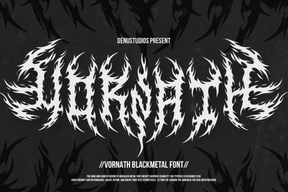 Vornath: A Bold Black Metal Font for Makers