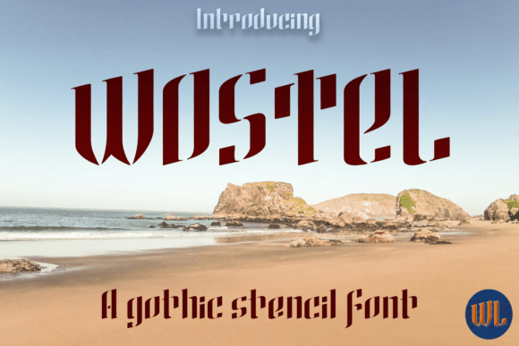 Wostel: A Bold Gothic Font for Brand Identity